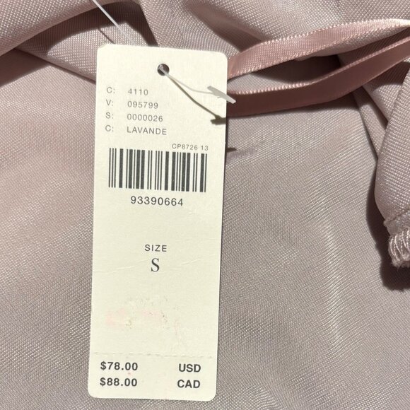 Anthropologie The Tilda Strapless Top Velvet Edition Lavender Size Small - Picture 6 of 8